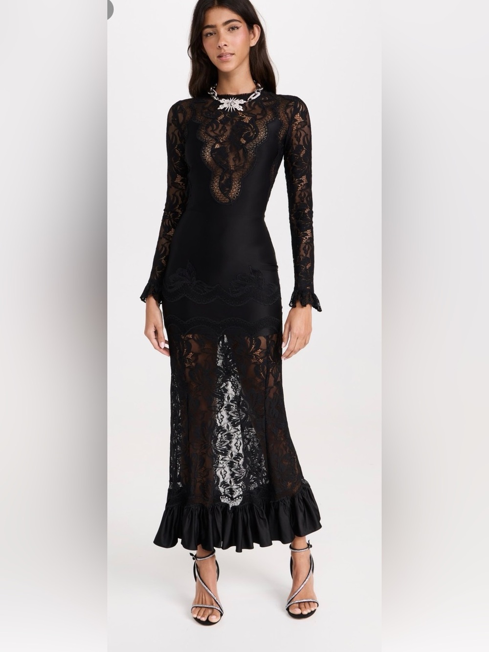 rabanne
Lace Robe Dress - Picture 3 of 15